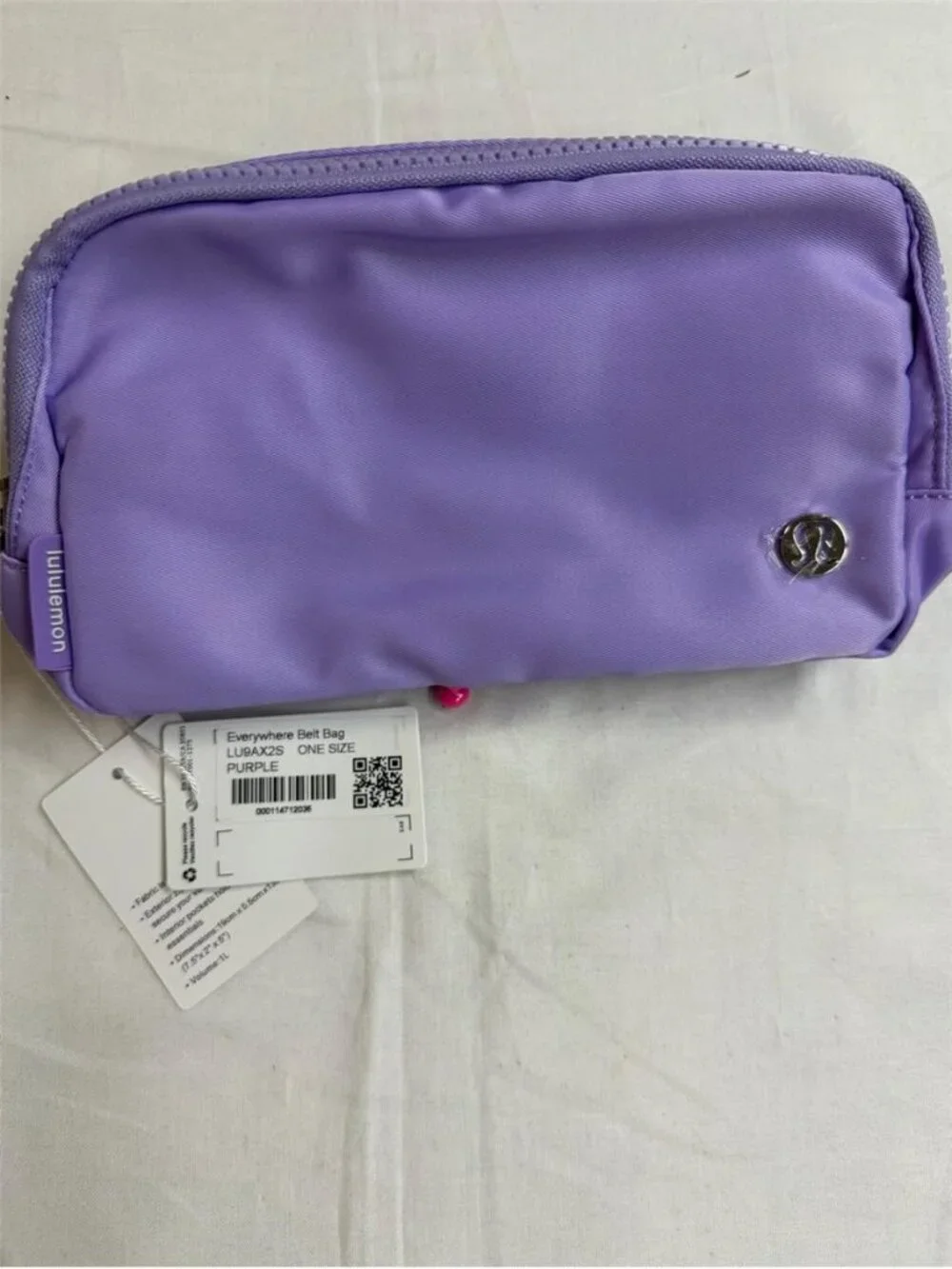 lululemon athletica Lavender Travel Cosmetic Pouch NWT